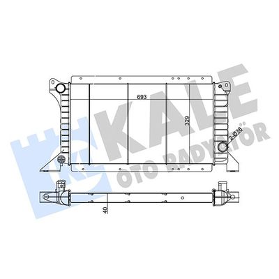Su Radyatörü  FORD ORJINAL 99VT8005AA