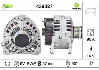 Alternatör  VALEO 439327  28903029A 28903029B 38903018E 028903029A 28903029D 028903029D 28903029S 028903029S 28903029SX 028903029SX 28903029T 028903029T 28903029TX 028903029TX