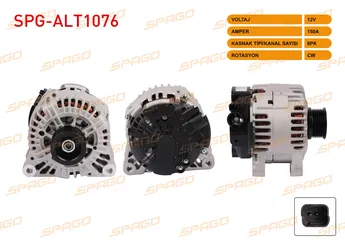 Alternatör  SPAGO ALT1076  27060YV020 5702C5 5702C5(P) 5702C6 5702C6(C) 5702F3 5702A6 5702A7 5702C5P 5702C6C 5702H4 5702K6 57056P 57058G 57058G(P) 5705AL 5705EW 5705HC 57058GP 5705AC 5705NE 7711135520 9639396480 9640088280 9640623580 9644529680 9646049980 96460654 96460668 9646066880 9646066888 9646476280 9646477580 9648477580 9650582080 5702-C6 5702E3 5702-E3 5702-F3 5702-H4 5702-K6 5702K9 5702-K9 5705-6P 5705-AL 5705AS 5705-AS 5705-EW 5705EY 5705-EY 5705-HC 5705-NE 5705NH 5705-NH 9646068880 9646321780 96463218 9646321880 9665617780 71732307 71733552 9646065480 9646065488 5702-C5 5702E2 5702-E2 5705-8G 3140069K00 31400-69K00 3140073J00 31400-73J00 3140069K00000 27060-YV020