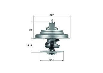 Termostat 92 °C  MAHLE TX 31 92D  4356545 1025491 97JM8A586AE 1 025 491 1038101 4 356 545 97JM 8A586AE 97JM8575AC ERT230 RT1128 YU3E8575AA YU 3E 8575AA YU3Z8575AA YU 3Z 8575AA 42038675 0042038675 A0042038675