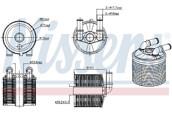 Şanzıman Yağ Soğutucu  PSA ORJINAL 227557