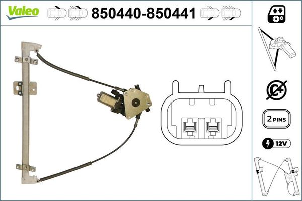 Cam Krikosu Ön Sol VALEO 850440