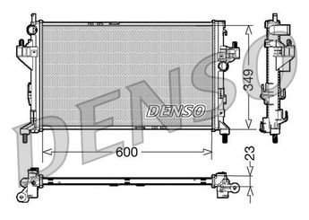 Su Radyatörü  DENSO DRM20045  253101P050 253101O050 253101P550 1300259 1300261