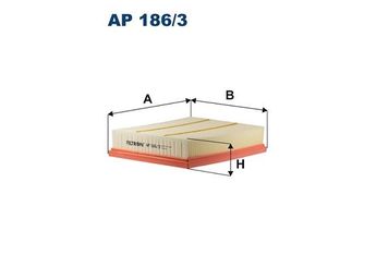 Hava Filtresi  FILTRON AP 186/3  2240480 2240 480 DS739601BA DS73-9601-BA