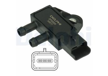 Map Sensörü  DELPHI DPS00006  161809 1618.09 1618Z9 1618.Z9 1628LK 1628.LK 9645022680 9662143180 13627805472 1362 7805 472