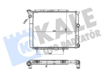 Su Radyatörü  ORİS BBM177026  7702188511