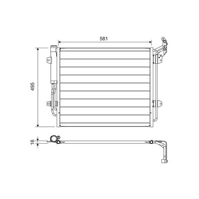 Klima Radyatörü  Volkswagen Sharan (7N1)(05.2010->2015)  VALEO 814157