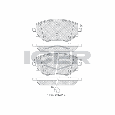 Fren Disk Balata Ön Renault Taliant (2021->)  OTOZONE FDO6006-R