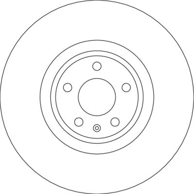 Fren Disk Ayna Ön Sağ ve Sol Audi A4 Allroad Quattro (8WH)(03.2016->)  TRW DF6729S