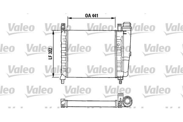 Su Radyatörü  Fiat Uno (146)(11.1989->)  VALEO 730990