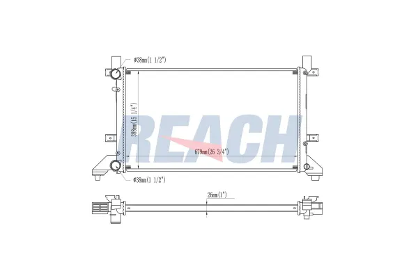 Su Radyatörü  MANDO HC253103X011
