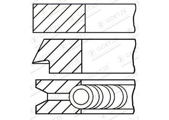 Segman (72.20MM-STD)  GOETZE 08-138900-00  813890000 640R1 0640R1