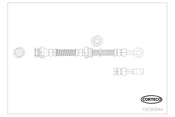 Fren Hortumu Arka Sol MGA 51787