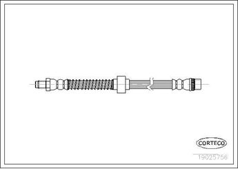 Fren Hortumu Ön Sağ veya Sol CAVO CRK01  7700313596