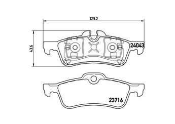 Fren Disk Balata Arka MAGNETI MARELLI 363700406032  34116798469 34216770252 34211503077 34212166621 34216761288 34216762871 34316786873
