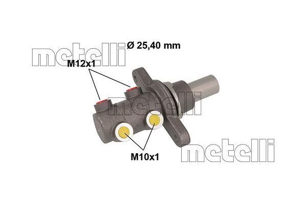 Fren Ana Merkez  Ford Transit New Line (TT9)(2006->)  METELLI 05-0868