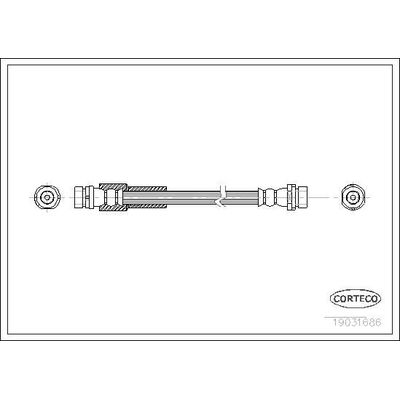 Fren Hortumu Arka Sağ veya Sol SVAC 20-0150