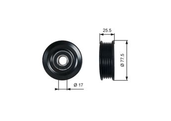 Vantilatör Kayış Gergi Rulmanı  GATES T38478  6935235 93BB19A216BF 6935236 93BB19A216CE