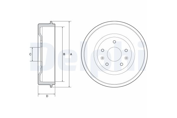Kampana Arka Sağ ve Sol DELPHI BF513
