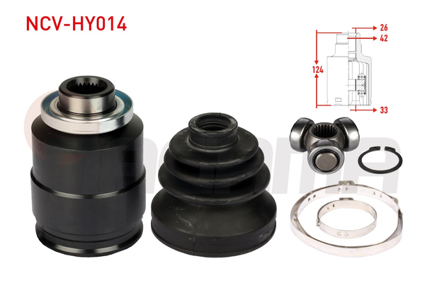 Aks Kafası Ön İç Sağ Hyundai Tucson (JM)(2004->)  NAGAMA NCV-HY014