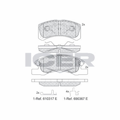 Fren Disk Balata Ön SANGSIN SP1611