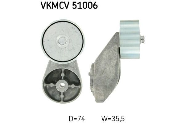 Vantilatör Kayış Gergi Rulmanı  SKF VKMCV 51006