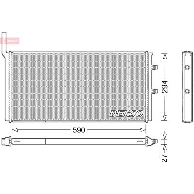 Su Radyatörü  BMW 7 Serisi (F01/F02/F04)(01.2009->)  DENSO DRM05009