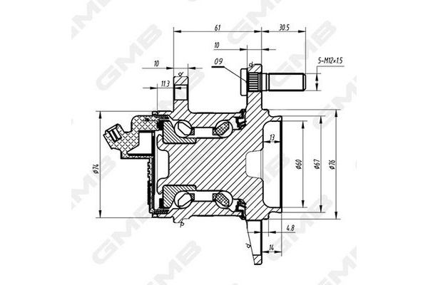 Porya Arka Sağ veya Sol Hyundai i20 (BC3)(08.2020->)  VEKA 44-2131
