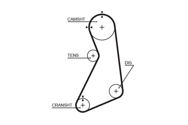 Triger Kayışı  Volkswagen Golf III (1H1)(11.1991->1997)  GATES 5399XS