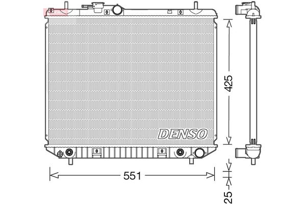 Su Radyatörü  DENSO DRM35005