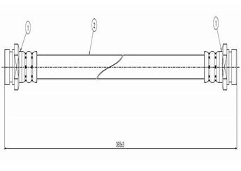 Fren Hortumu Arka Sağ veya Sol CAVO C800 335A  MB699985 MB238165
