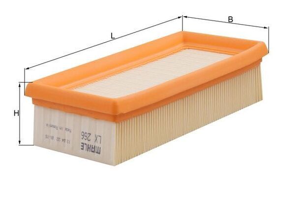Hava Filtresi  Volkswagen Caddy (14D)(08.1982->1992)  MAHLE LX 266