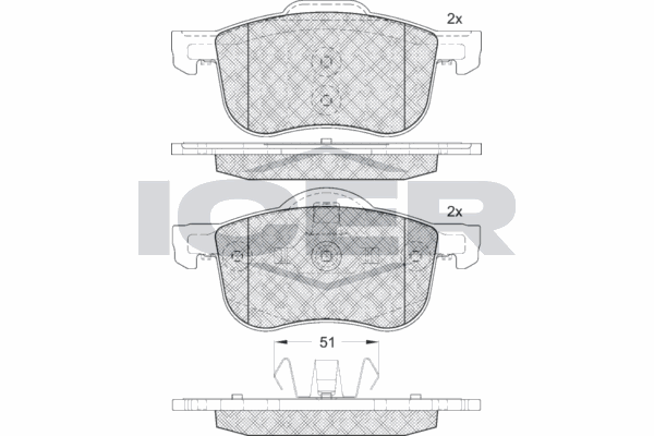 Fren Disk Balata Ön WONGA 271078