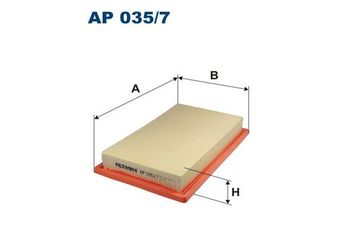 Hava Filtresi  FILTRON AP 035/7  A2740940104 2740940104 274 094 01 04 2740940204 274 094 02 04 A 274 094 01 04 A2740940204 A 274 094 02 04