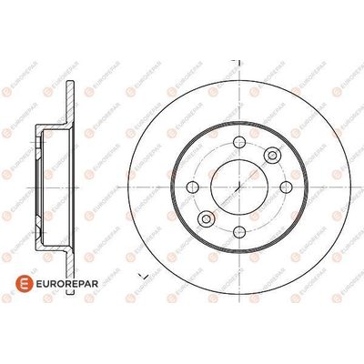 Fren Disk Ayna Ön Sağ ve Sol Renault R 5 (B/C40)(1985->)  EUROREPAR 1618866680