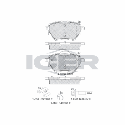 Fren Disk Balata Arka Citroen Berlingo Van (09.2018->)  EUROREPAR 1678167980