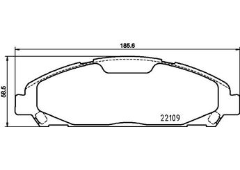 Fren Disk Balata Ön FTE 9001475  9001475 FR3Z2001D