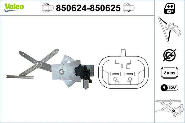 Cam Krikosu Ön Sol VALEO 850624
