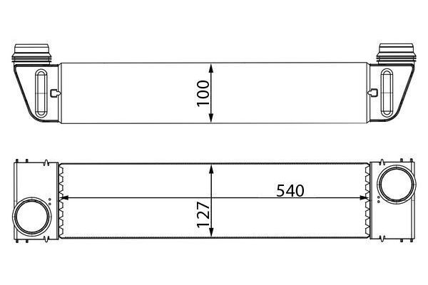 Turbo Radyatörü  BMW 7 Serisi (E65/E66)(2001->)  MAHLE CI 193 000S