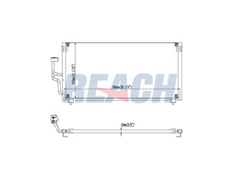 Klima Radyatörü  VALEO 814260  MR513005 MR216132