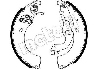 Fren Pabuçlu Balata Arka MGA 54211  A424828 A424828PBS A424828-PBS AC0068 RCR18112 RCR-18112 PBS4112 PBS 4112