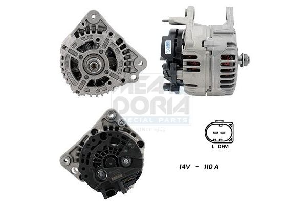 Alternatör  Audi A2 (8Z)(06.2000->)  MGA 28015