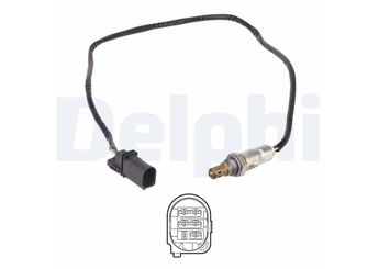 Oksijen (Lambda) Sensörü  DELPHI ES21182-12B1  4G0906265 8W0906265D