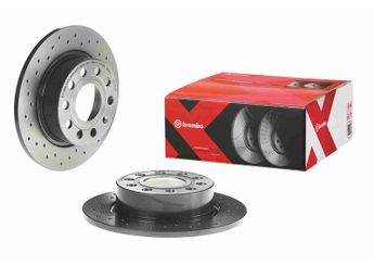 Fren Disk Ayna Arka Sağ ve Sol BREMBO 08.9502.1X  1K0615601AB 1K0615601K 5Q0615601F 5QD615601 5C0615601 5C0615601A