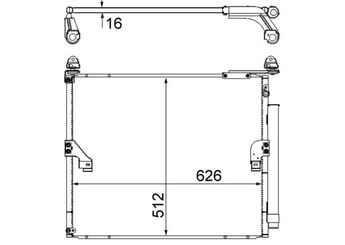 Klima Radyatörü  MAHLE AC 862 000S  8846060430
