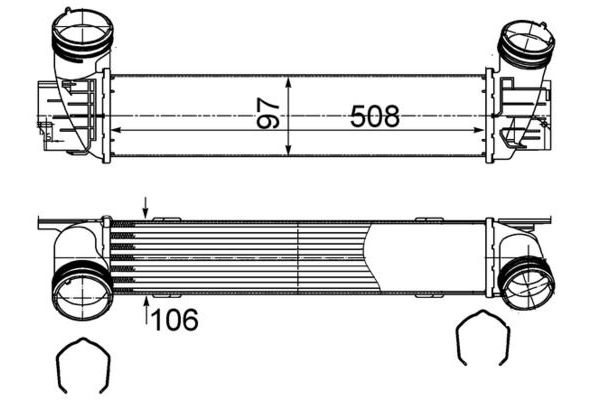 Turbo Radyatörü  MAHLE CI 491 000S