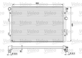 Su Radyatörü  VALEO 701728  1300292 13241726 5N0121253L 5N0121253P 5N0121253F 5N0121253M