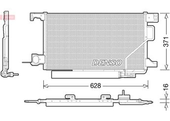 Klima Radyatörü  DENSO DCN17026  A2035002154 2035002154