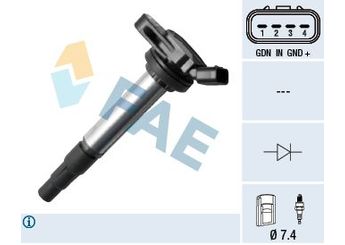 Ateşleme Bobini  OEMPARTS 9091902252  9091902252 133941 2503941 90919-02252 9091902258 90919-02258 90919C2003 90919-C2003 90919C2005 90919-C2005
