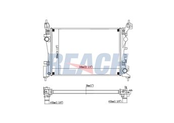 Su Radyatörü  MGA 80161  1300312 1300339 13249566 13399870